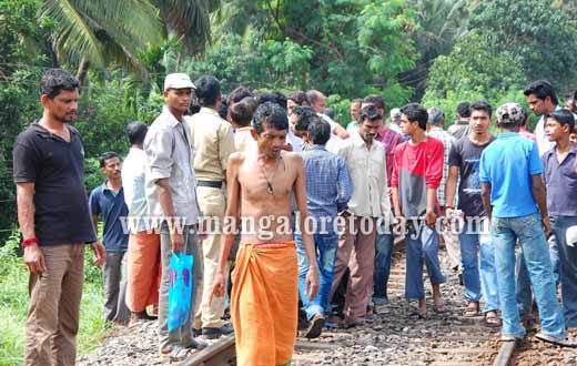 Suicide on railway track